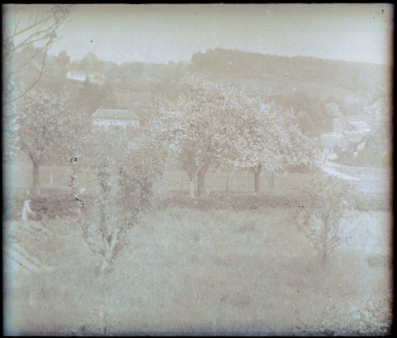 Vue sur la campagne de Rosay-sur-Lieure (Eure).