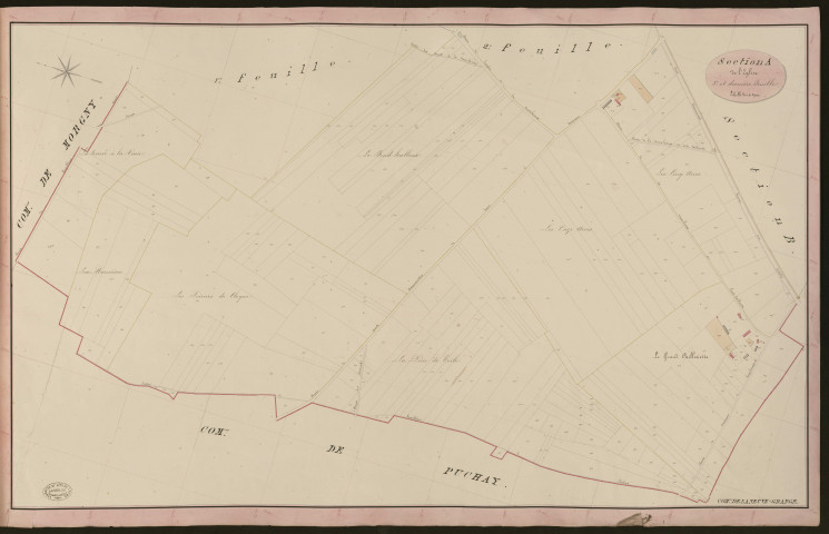 Neuve-Grange (La). Section A _ de l'Eglise _ 3e et dernière Feuille
