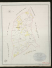 Grandchain. Tableau d'assemblage _ du Plan Parcellaire de la Commune de Grandchain. _ Canton de Beaumesnil - Bernay - Eure. _ Terminé sur le terrain le 8 juin 1833 sous l'administration de M. A. Passy, Préfet _ M. Lenoble maire _ en sous la Direction de M. Marel, Directeur des Contributions directes. _ M. Le Fébure, Géomètre Chef. _ Par M. Charpentier, Géomètre de 1re classe.