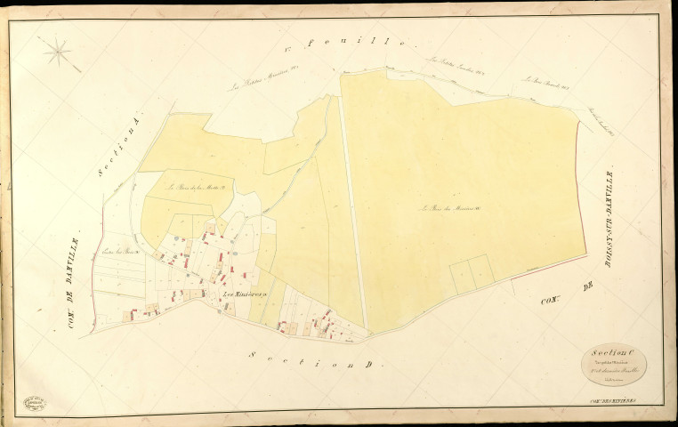 Minières (Les). Section C _ des petites Minières _ 2e et dernière Feuille