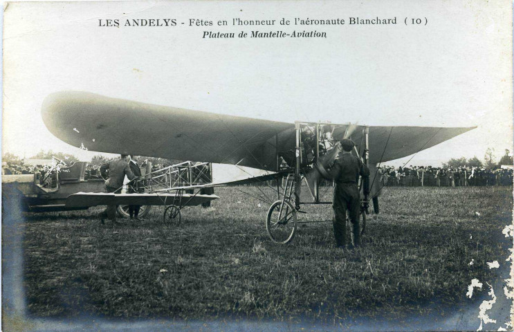 Andelys (Les). Fête en L'Honneur de l'Aéronaute Blanchard - Plateau de Mantelle-Aviation.