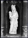 Statue de Vierge à l'enfant de l'église de Vesly (Eure).