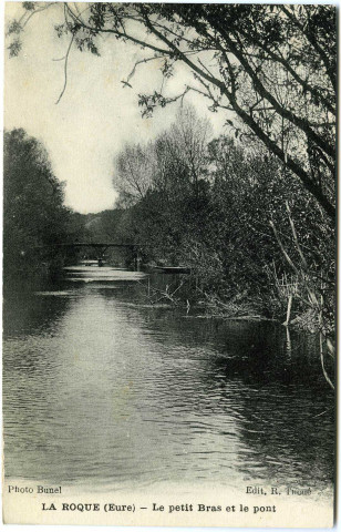Roquette (La). La Roque. - Le Petit Bras et le pont.