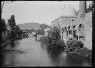Ourfa (Turquie), mosquées autour du lac d'Abraham (notice PA).