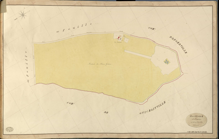 Baux-Sainte-Croix (Les). Section A _ de la Briqueterie _ 14e de 19 Feuilles