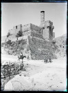 Vue de la tour de David et du minaret à Jérusalem (Israël).
