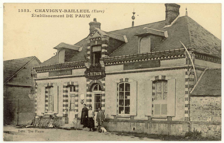 Chavigny. Etablissement De Pauw.
