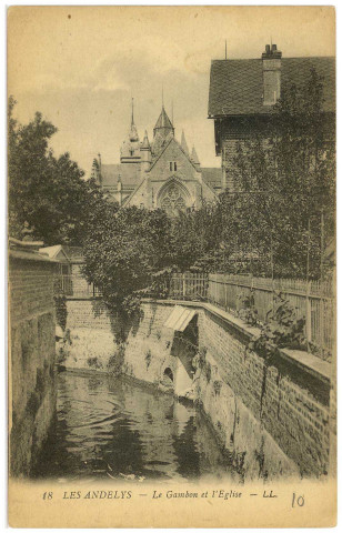 Andelys (Les). Le Gambon et l'Eglise.