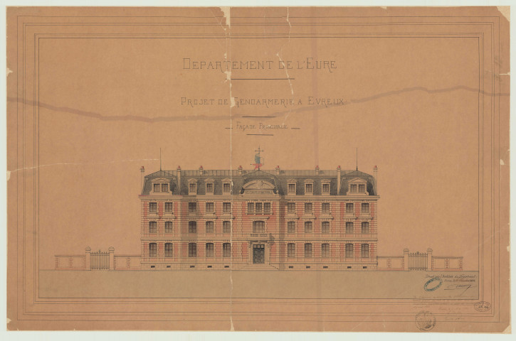 Evreux _"Projet de Gendarmerie à Evreux".