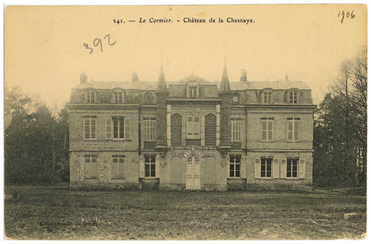 Martainville-du-Cormier. Château de la Chesnaye.