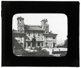 Académie de France de Rome (Italie), côté jardin.