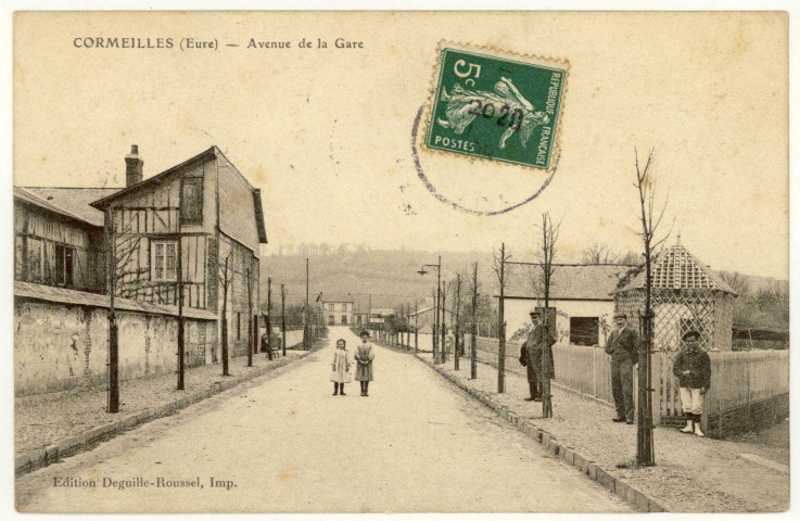 Cormeilles. Avenue de la Gare.
