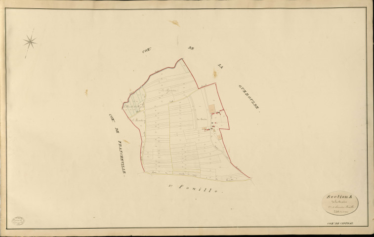 Cintray. Section A _ de la Cornière _ 2e et dernière Feuille