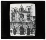 Cathédrale Saint-Jean de Lyon (Rhône), façade ouest.