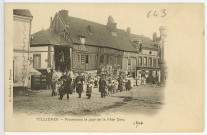 Tillières-sur-Avre. Procession le jour de la Fête Dieu.