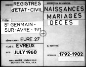 Tables (1792-1902)