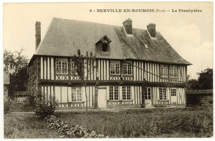 Berville-en-Roumois. Le Presbytère.