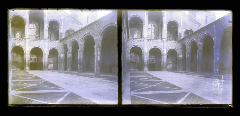 Basilique Saint-Ambroise de Milan (Italie).