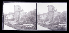 Ruines et vestiges romains à Rome (Italie).