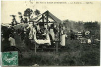 Basse-Normandie. Une Foire en Basse Normandie. - Les Boucheries.