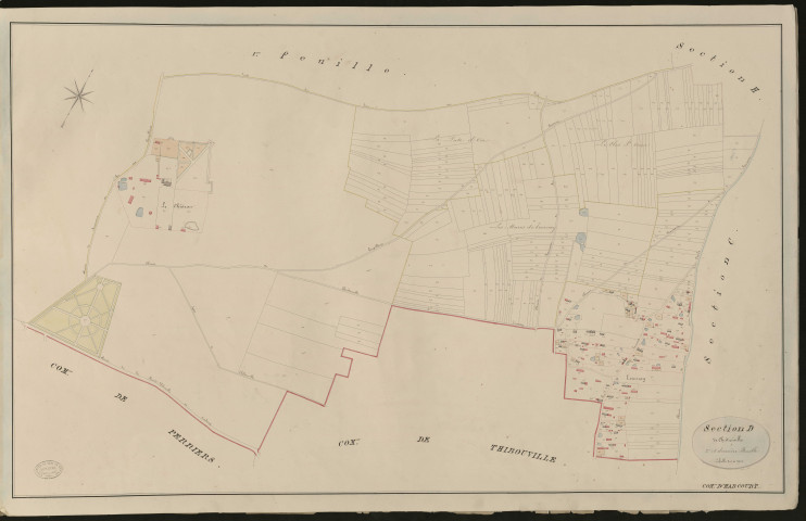 Harcourt. Section D _ de Chrétienville _ 2e et dernière Feuille