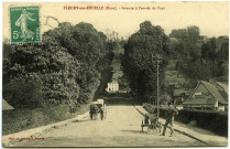 Fleury-sur-Andelle. Avenue à l'entrée du Pays.