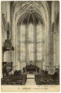 Conches-en-Ouche. Intérieur de l'Eglise.