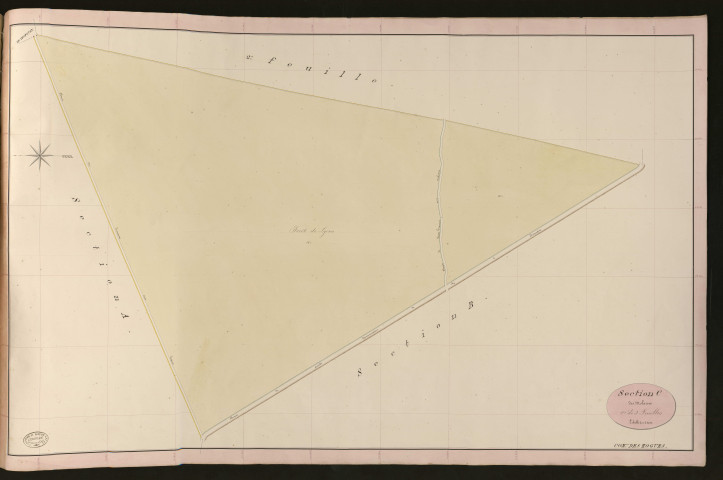 Hogues (Les). Section C _ des Molaises _ 1re de 3 Feuilles
