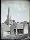 Vue d'ensemble de l'église de Ry (Seine-Maritime).