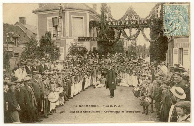 Ezy-sur-Eure. Fête de la Croix-Pajeot-Concert par les Trompettes.
