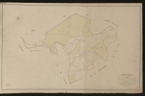 Grosley-sur-Risle. Tableau d'assemblage du Plan Parcellaire de la Commune de Groslet _ Canton de Beaumont-le-Roger - Bernay - Eure. _ Terminé sur le terrain le 1826, sous l'administration de M. Le Vicomte Raymond Delaitre, Préfet - M. Duval, Maire et sous la direction de M. Hurtelle, Directeur des Contributions directes. _ M. Hautier, Géomètre en Chef. _ Par M. Pilfert, Géomètre de 1re classe