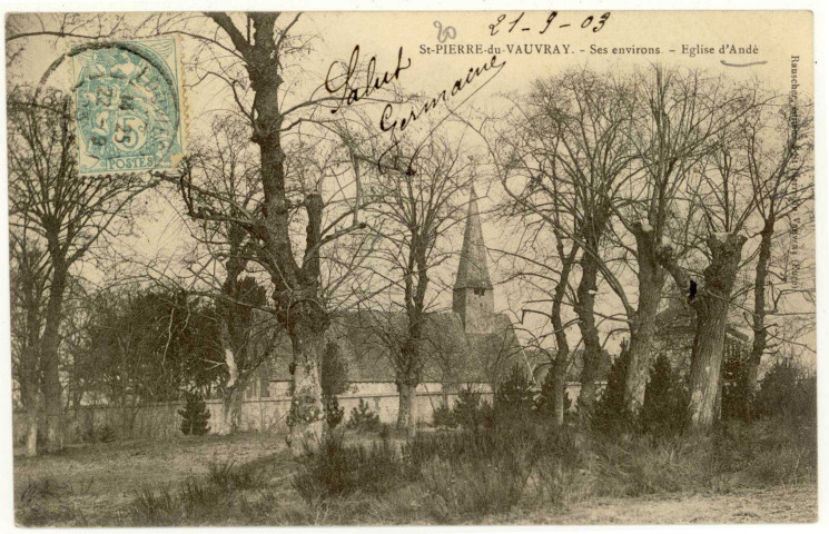 Andé. Eglise d'Andé.