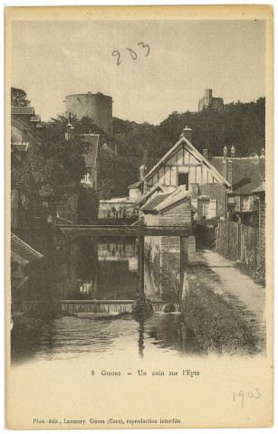 Gisors. Un coin sur l'Epte.