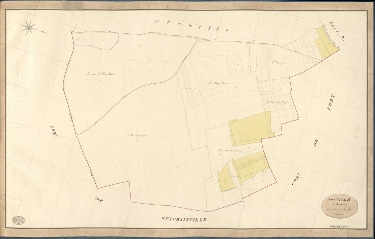 Saint-Luc. Section A _ du Bois Cuvier _ 2e et dernière Feuille