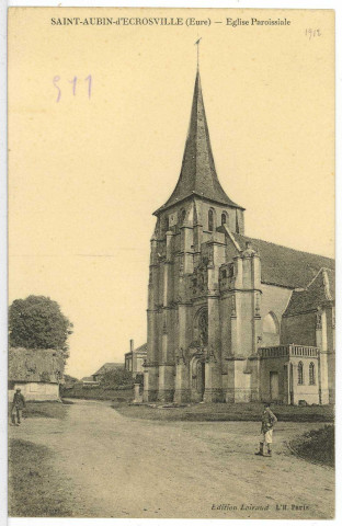 Saint-Aubin-d'Ecrosville. Eglise Paroissiale.