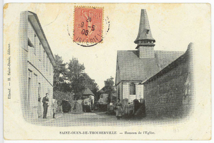 Saint-Ouen-de-Thouberville. Hameau de l'Eglise.