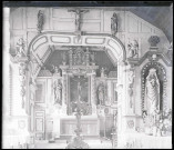 Maître-autel de l'église d'Authouillet (Eure).