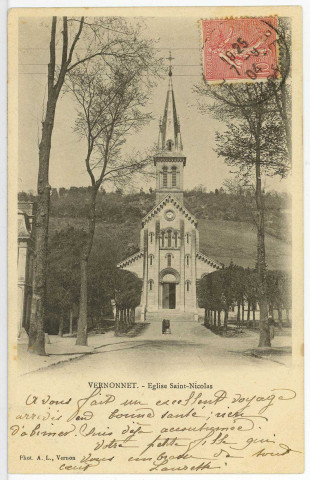 Vernon-Ville. Vernonnet. - L'Eglise Saint-Nicolas.