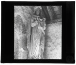 Église de La Trinité-de-Réville (Eure), statue de Sainte-Véronique.