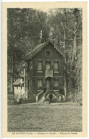 Landin (Le). Château du Landin. - Maison du Garde.