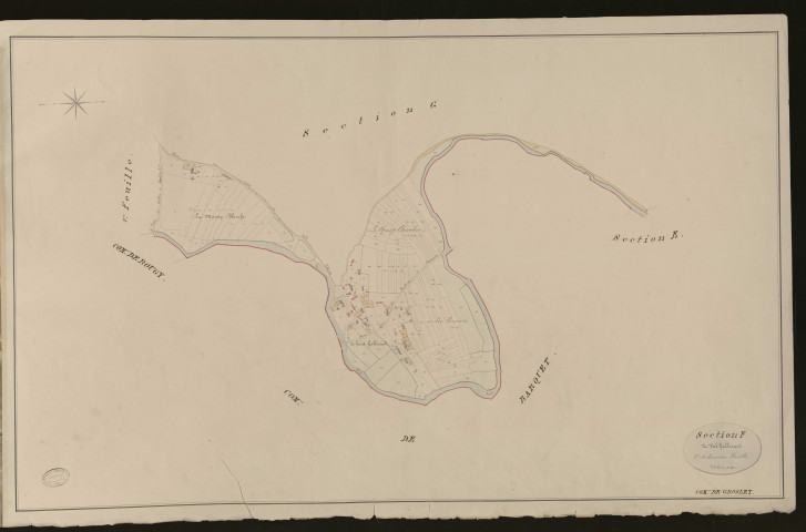 Grosley-sur-Risle. Section F _ du Val Gallerand _ 2e et dernière Feuille