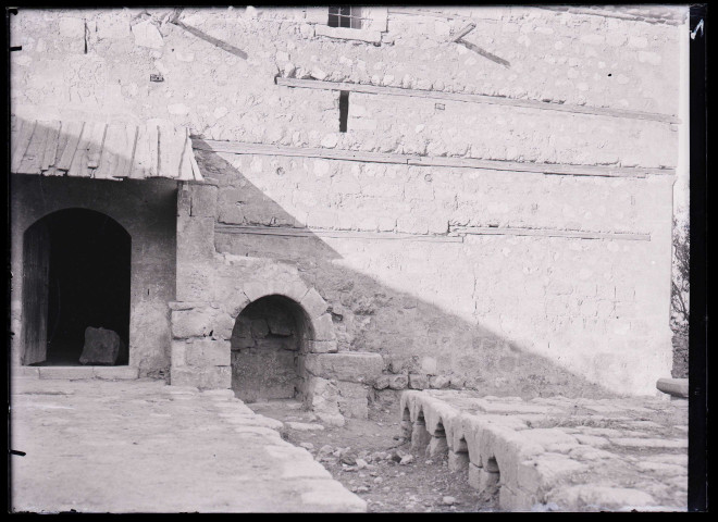 Détails de maçonnerie d'un bâtiment.