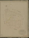 Eturqueraye. Tableau d'assemblage _ du Plan Parcellaire de la Commune d'Eturqueraye _ Canton de Routot - Pontaudemer - Eure. _ Terminé sur le Terrain le 8 mai 1826 , sous l'administration de M.Le Vicomte Raymond Delaitre, Préfet _ sous la Direction de M.Hurtrelle, Directeur des Contributions directes _ M. Hautier, Géomètre en Chef. _ Par M. Canu, Géomètre de 1re classe.