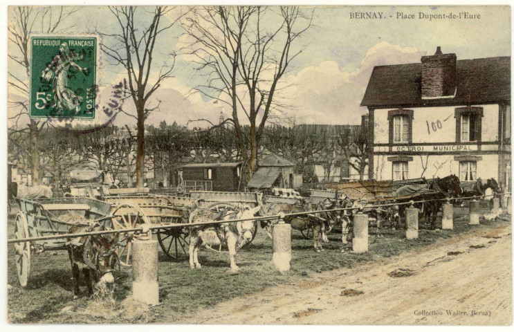 Bernay. Place du Pont-de-l'Eure.