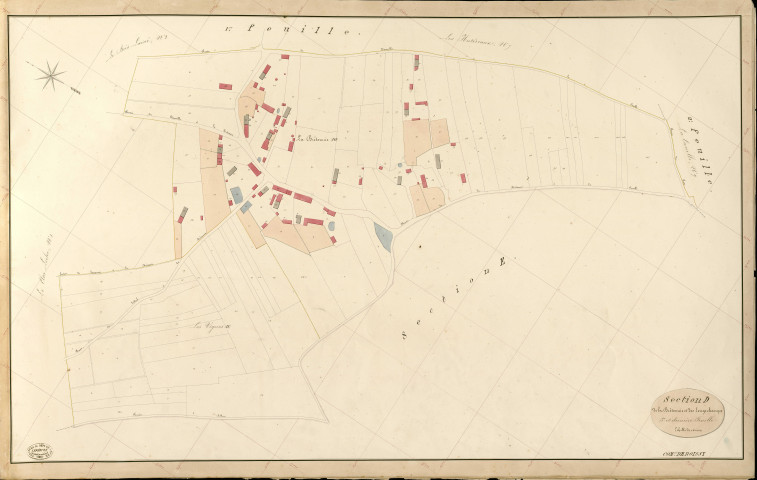 Boissy-sur-Damville. Section D _ de la Brétonnie et des Longschamps _ 3e et dernière Feuille
