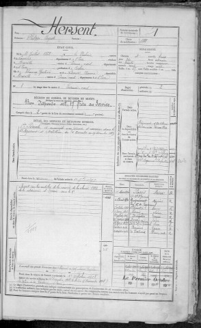Evreux. Registre - Tome 1 (1888)