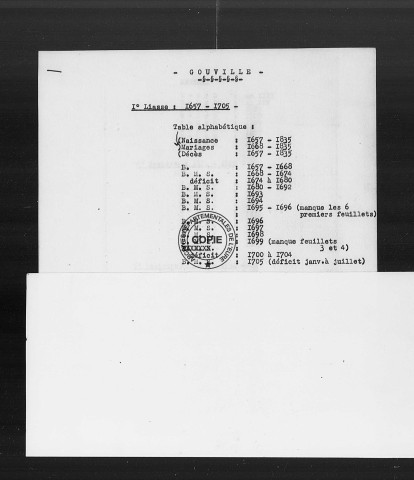 BMS (1657-1792)
