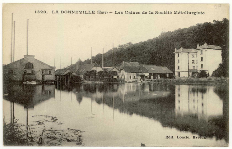 Bonneville-sur-Iton (la). Les Usines de la Société Métallurgiste.