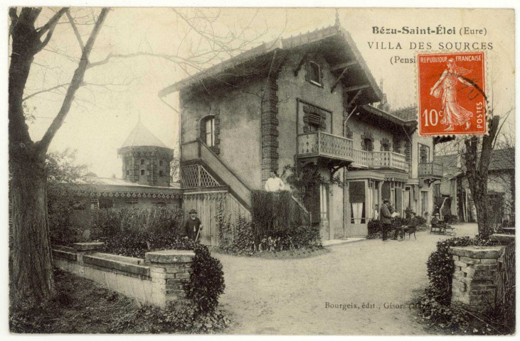 Bézu-Saint-Eloi. Villa des Sources-Pension de Famille.