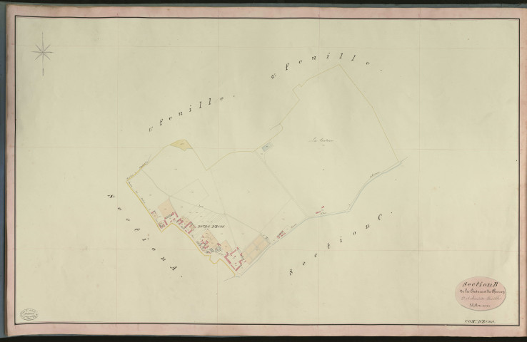 Ecos. Section B _ de la Couture et du Chesney _ 3e et dernière Feuille